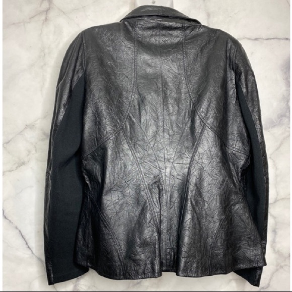 Danier Leather Black Jacket XL Like New - Picture 2 of 10